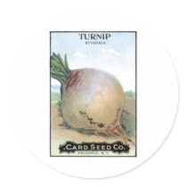 Turnip, Card Seed Company Stickers