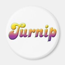 Turnip Refrigerator Magnet
