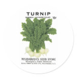 Turnip Shogoin Japanese Salad, Roudabush's Seed St stickers