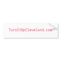 TurnItUpCleveland.com bumper stickers