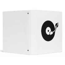 Turntable DJ 3 Ring Binders