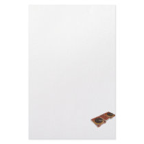 Turntable Double DJ Grunged Graphic Stationery Paper