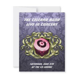 Turntable Dream 4.25 x 5.5 Inch Invitation invitation