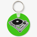 Turntable keychains by GiggleSnorts Turntable keychains