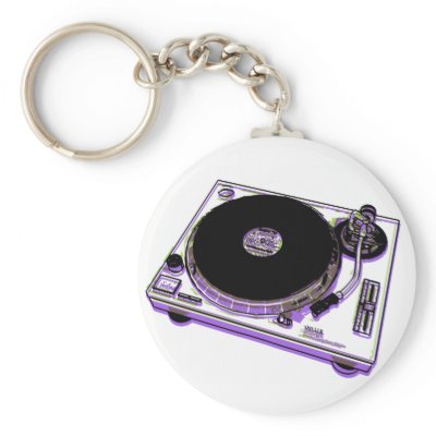 Turntable keychains