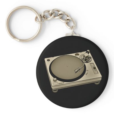 Turntable keychains