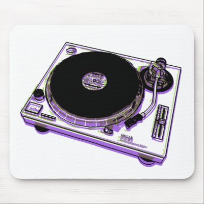 Turntable mousepads