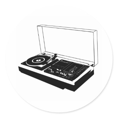 Turntable stickers