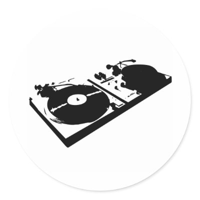 Turntable stickers