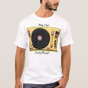 Turntable "T" t-shirts by craftworker Turntable "T" t-shirts