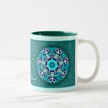 Turqoise Design Mug