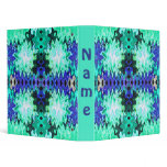 Turqouise Blue abstract binders
