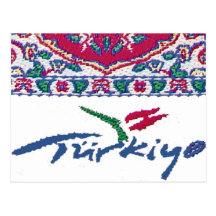 Turquía, turco, materia textil, paño, rojo silenci tarjeta postal