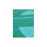 Turquoise Abstract Photograph posters