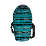 Turquoise African stripes