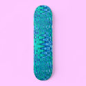 turquoise and blue ripples skateboards by DonnaGraysonAbstract turquoise and blue ripples skateboards