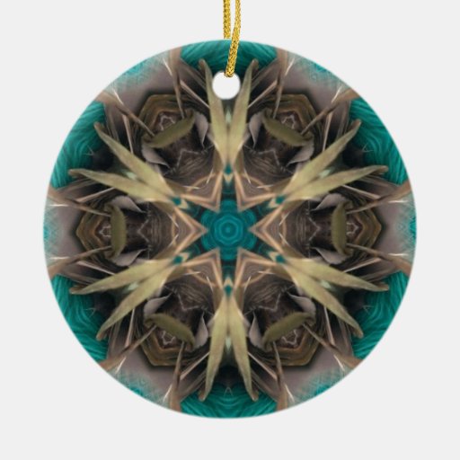 turquoise and bronze abstract design christmas tree turquoise and bronze abstract design christmas tree