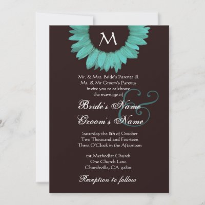 free turquoise wedding templates