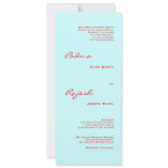 Turquoise and Red Paisley Indian Wedding invitations