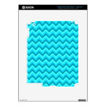 Turquoise and Teal Zigzag Pattern. Skin For iPad 3