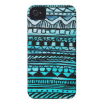 Turquoise Aztec Pattern 2 casemate cases