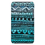 Turquoise Aztec Pattern 2 iPod Touch Cases