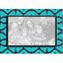 turquoise black photo frame photo sculptures
