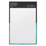 Turquoise & black retro Stationery