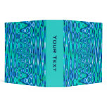 turquoise blue binders