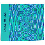 turquoise blue binders