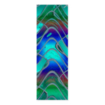turquoise blue bookmark business cards