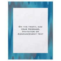 turquoise blue flyers by DonnaGraysonAbstract turquoise blue flyers