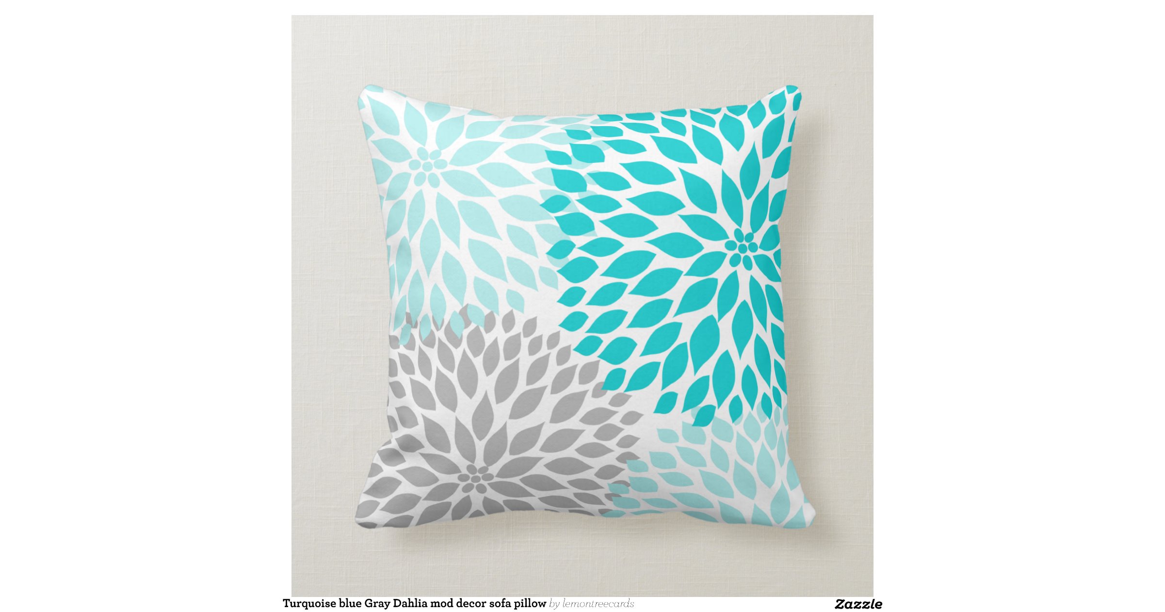 turquoise_blue_gray_dahlia_mod_decor_sofa_pillow