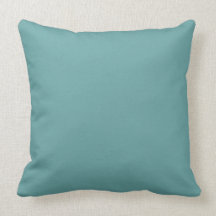 Turquoise blue-green bold pillow