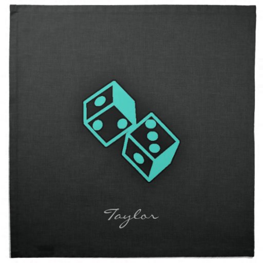 Blue casino dice