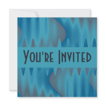 turquoise blue invitations