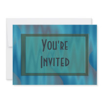 turquoise blue invitations