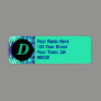 Turquoise Blue Monogram
