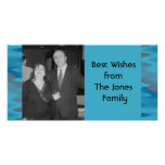 turquoise blue photo cards