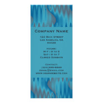 turquoise blue rack cards by DonnaGraysonAbstract turquoise blue rack cards