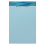 turquoise blue stationery design