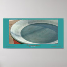Turquoise Bowl Poster