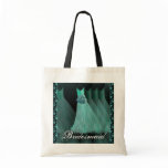 TURQUOISE Bridesmaid Dresses Cotton Tote Bag