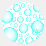 Turquoise Bubbles Sticker
