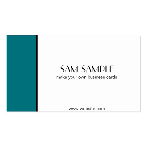 Turquoise Business Card