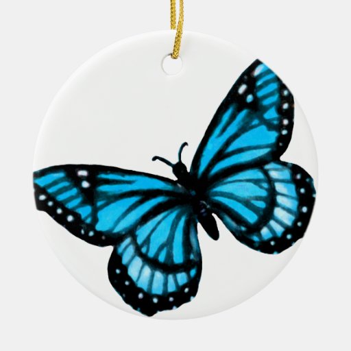 turquoise butterfly christmas ornament zazzle turquoise butterfly christmas ornament zazzle