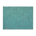 turquoise cement postcards