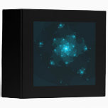 Turquoise Color Abstract Fractal. Binders