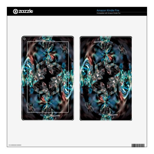 Turquoise Crystals.jpg Kindle Fire Decal