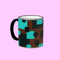 Turquoise Deco Mug